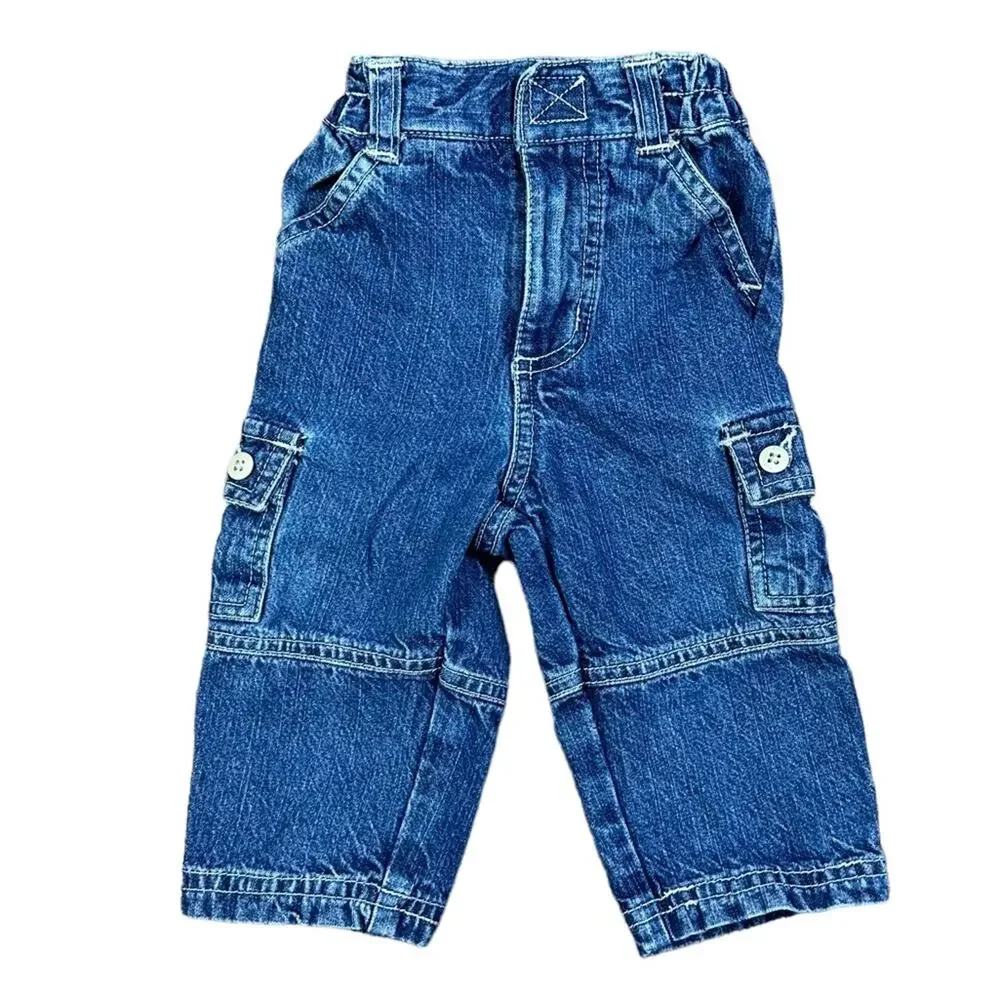 Y2K Gymboree Cargo Jeans Size 6-12 months